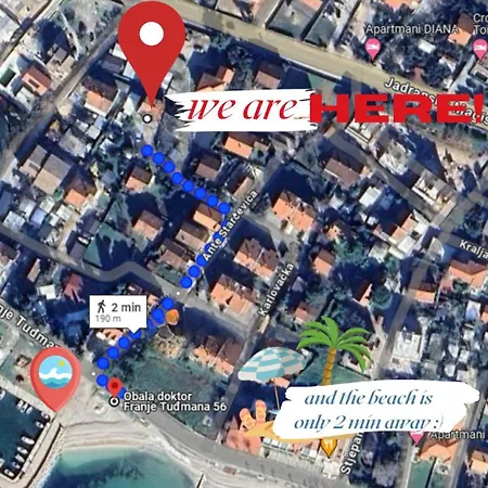 Apartmán Coastal Family Escape In Turanj, Croatia *